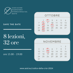 CODICE DELLA CRISI E DELL'INSOLVENZA dopo il decreto correttivo del 2024 - COMMERCIALISTI