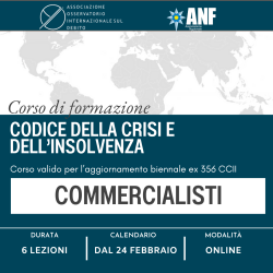 CODICE DELLA CRISI E...